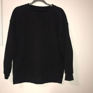 Black Lululemon Oversized Crewneck